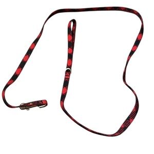 Red dog leash